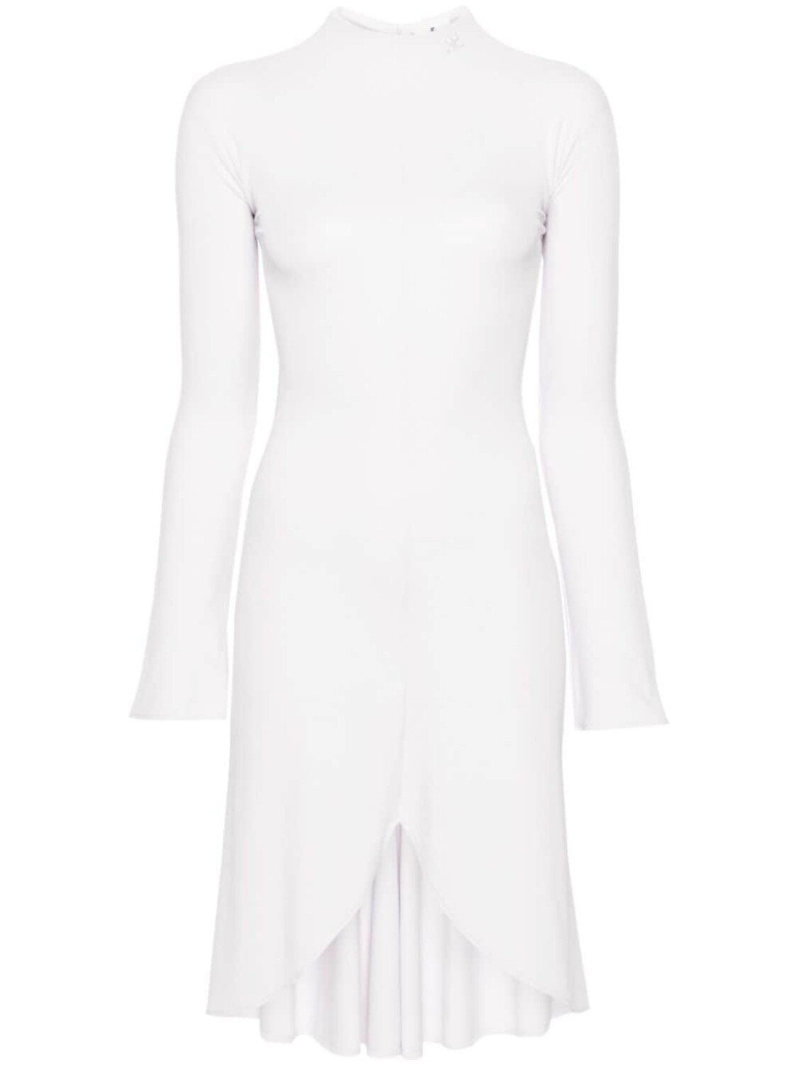 Платье миди с высоким воротником и длинными рукавами Courrèges, фиолетовое
Платье миди с высоким воротником и длинными рукавами Courrèges, фиолетовое