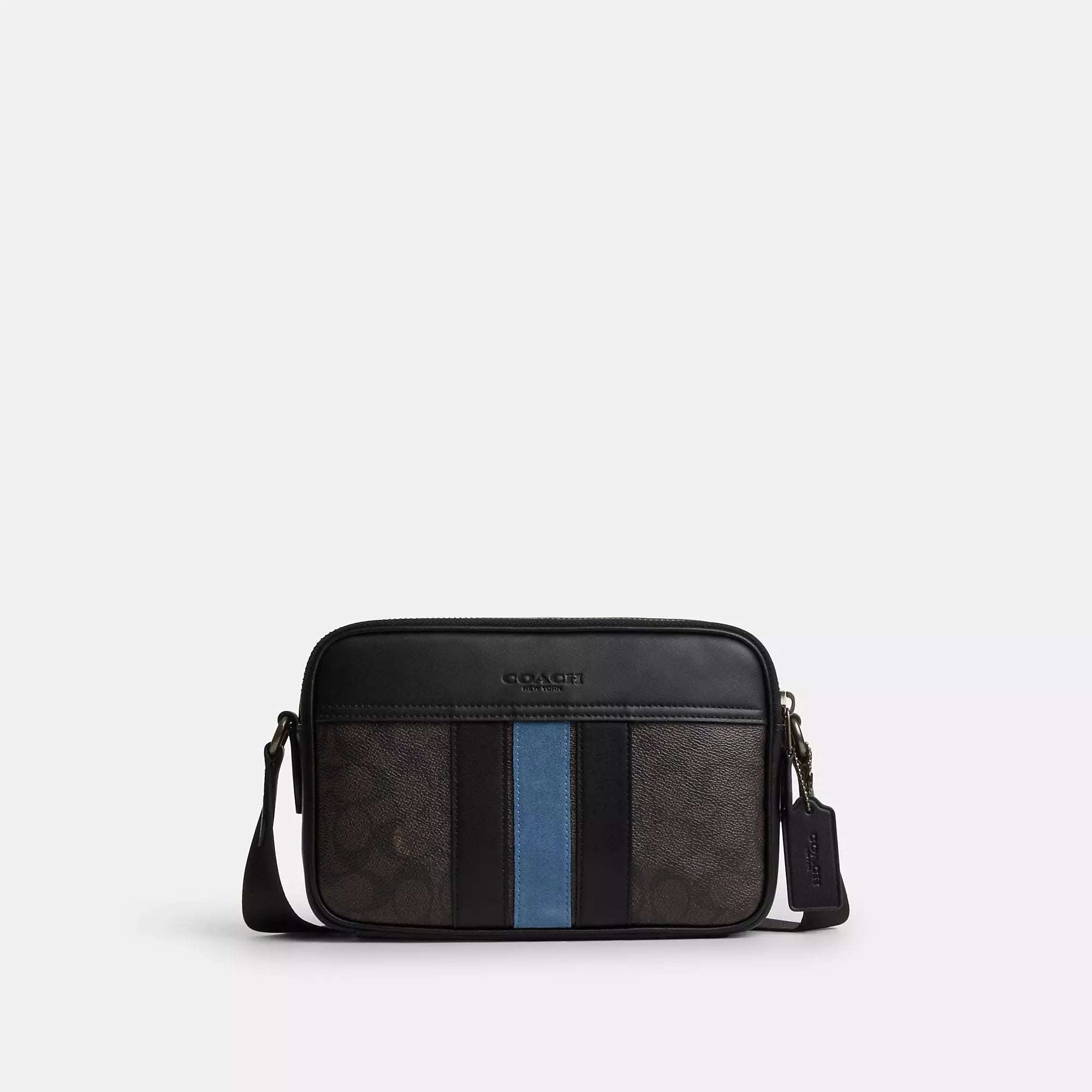 Сумка через плечо Coach Outlet Graham из фирменной канвы с полосками в стиле университетской формы, черный
Сумка через плечо Coach Outlet Graham из фирменной канвы с полосками в стиле университетской формы, черный