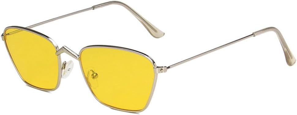 Роскошные маленькие солнцезащитные очки неправильной формы для женщин и мужчин в стиле стимпанк с металлической оправой, ретро-очки для путешествий, защита от ультрафиолета UV400 TKKTLLT, Silver Yellow
Роскошные маленькие солнцезащитные очки неправильной формы для женщин и мужчин в стиле стимпанк с металлической оправой, ретро-очки для путешествий, защита от ультрафиолета UV400 TKKTLLT, Silver Yellow