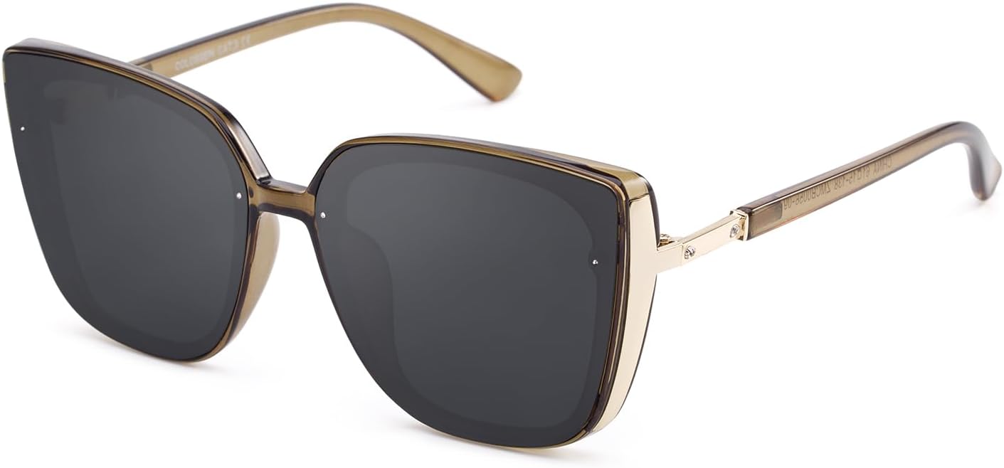 Пляжные солнцезащитные очки COLOSSEIN для женщин и мужчин. Модные солнцезащитные очки большого размера. Классические квадратные солнцезащитные очки, B9-olive Green+gray Lens
Пляжные солнцезащитные очки COLOSSEIN для женщин и мужчин. Модные солнцезащитные очки большого размера. Классические квадратные солнцезащитные очки, B9-olive Green+gray Lens