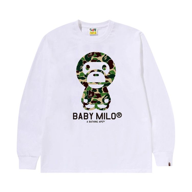 Футболка BAPE ABC Camo Baby Milo Long-Sleeve Tee, White/Green
Футболка BAPE ABC Camo Baby Milo Long-Sleeve Tee, White/Green
