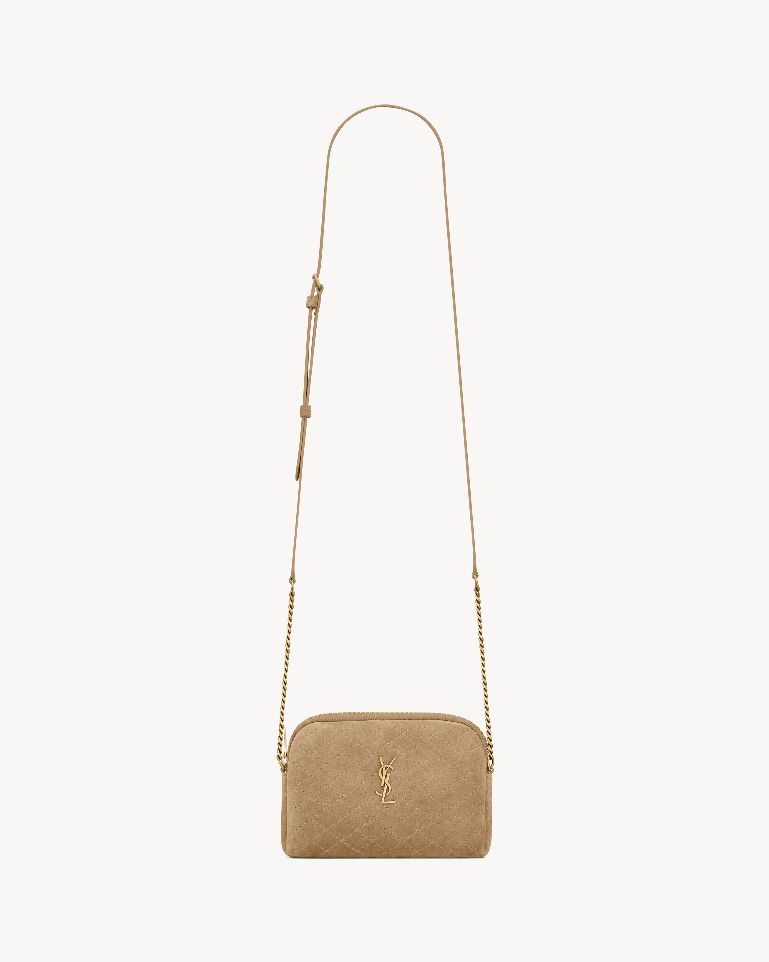Сумка-клатч GABY на молнии из замши Saint Laurent, золото
Сумка-клатч GABY на молнии из замши Saint Laurent, золото
