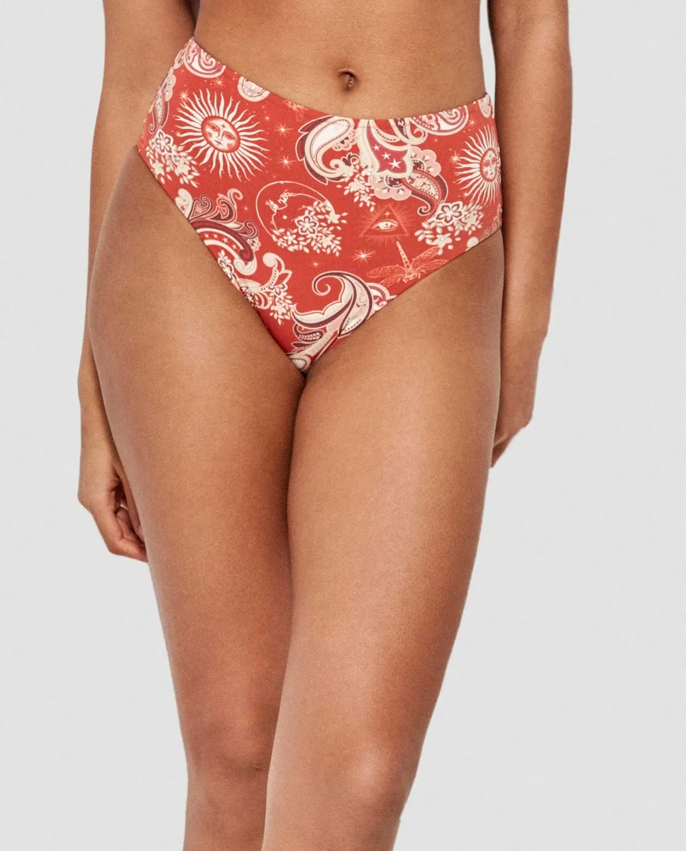 Плавки бикини с высокой талией и принтом Gisela, мультиколор
Плавки бикини с высокой талией и принтом Gisela, мультиколор