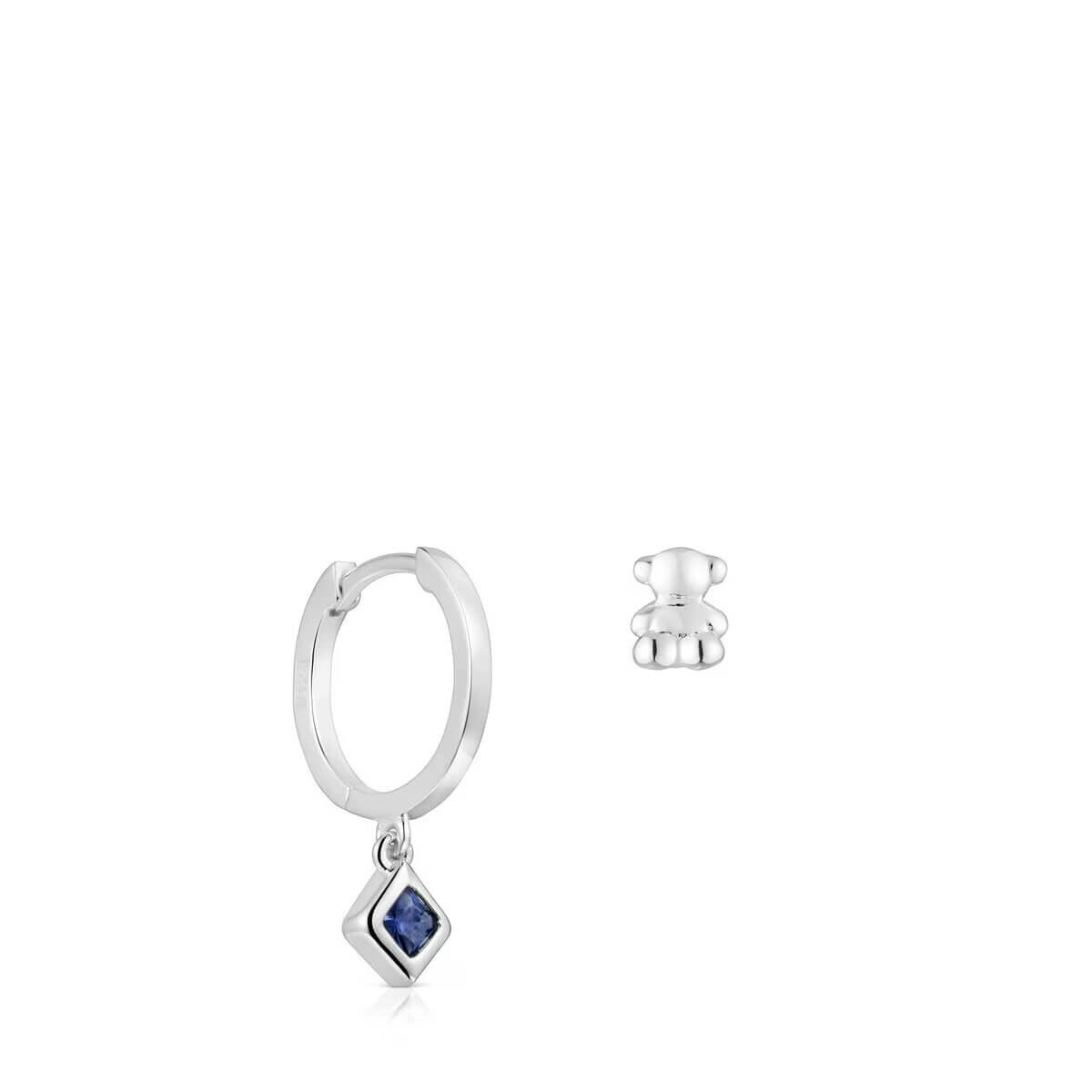 Комплект серьга-кольцо и серьга-гвоздик Tous Basic Short/long Bear With Iolite Charm, серебро/иолит
Комплект серьга-кольцо и серьга-гвоздик Tous Basic Short/long Bear With Iolite Charm, серебро/иолит