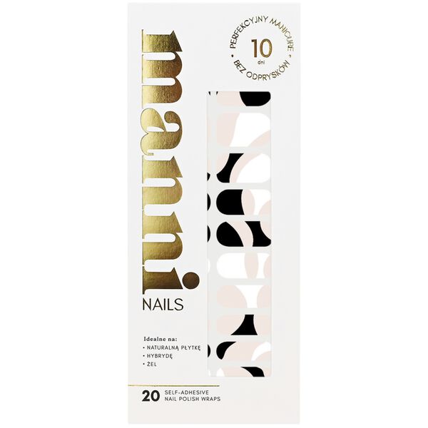 Самоклеящийся лак для ногтей «Оникс», 20 шт./1 упаковка. Manni Nails
Самоклеящийся лак для ногтей «Оникс», 20 шт./1 упаковка. Manni Nails
