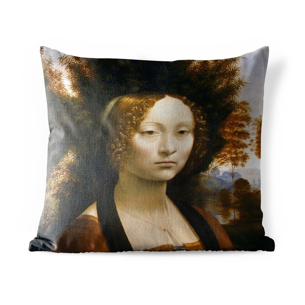 Подушка MuchoWow для улицы - Ginevra de' Benci - Leonardo da Vinci - 60x60 см - Устойчивость к атмосферным воздействиям - Подушка для отдыха - Чехлы для подушек - Декоративные чехлы для подушек - Декоративные чехлы для подушек, мультиколор
Подушка MuchoWow для улицы - Ginevra de' Benci - Leonardo da Vinci - 60x60 см - Устойчивость к атмосферным воздействиям - Подушка для отдыха - Чехлы для подушек - Декоративные чехлы для подушек - Декоративные чехлы для подушек, мультиколор