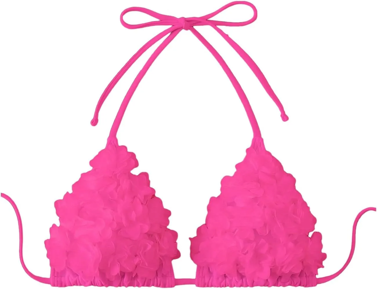 OYOANGLE Женский топ-бикини с цветочными аппликациями Triangle Halter
OYOANGLE Женский топ-бикини с цветочными аппликациями Triangle Halter