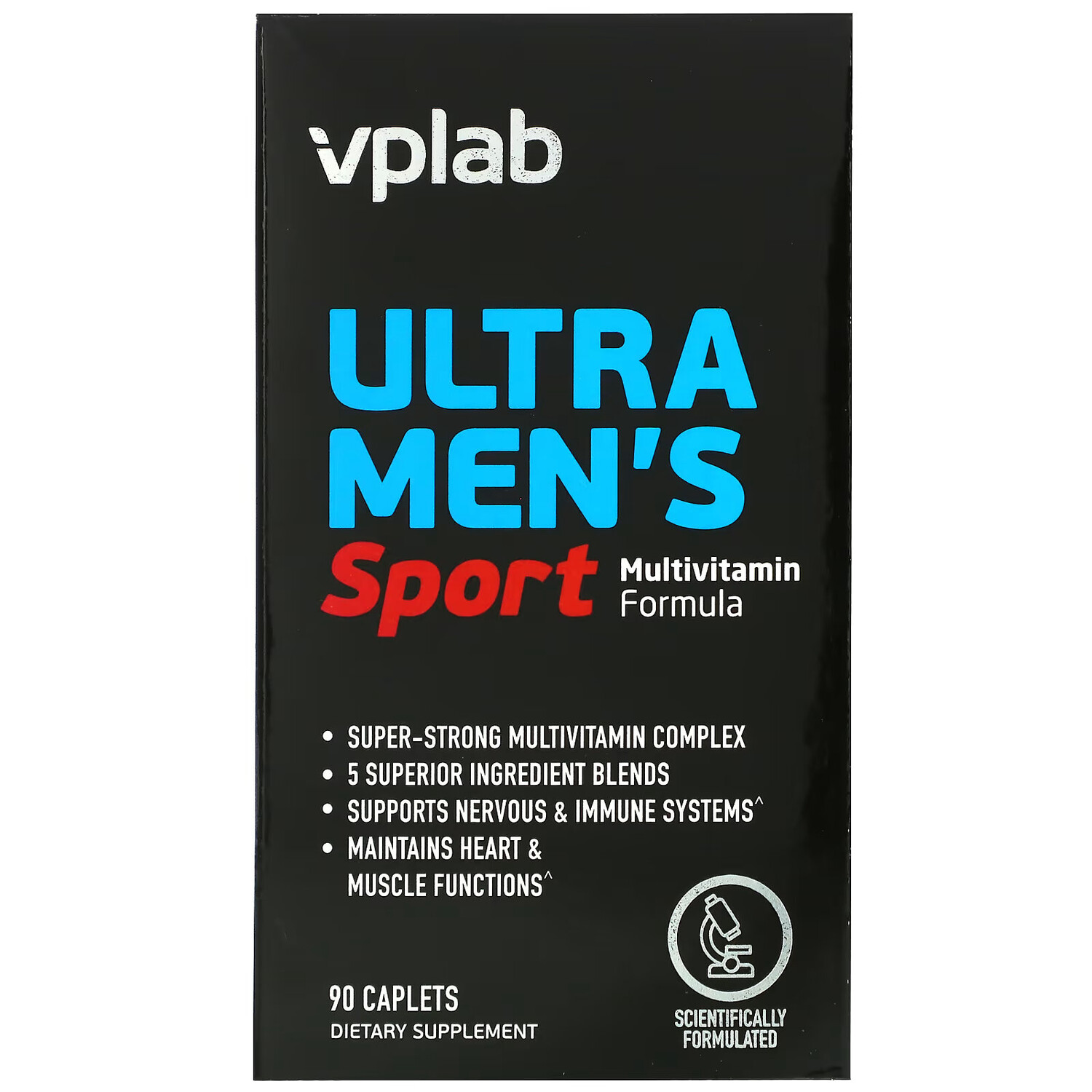 Vplab, Ultra Men’s, мультивитамины для мужчин для физической активности, 90 капсул
Vplab, Ultra Men’s, мультивитамины для мужчин для физической активности, 90 капсул