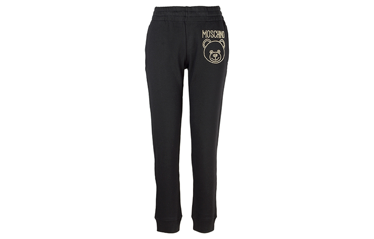 Вязаные спортивные штаны женские черные MOSCHINO
Вязаные спортивные штаны женские черные MOSCHINO