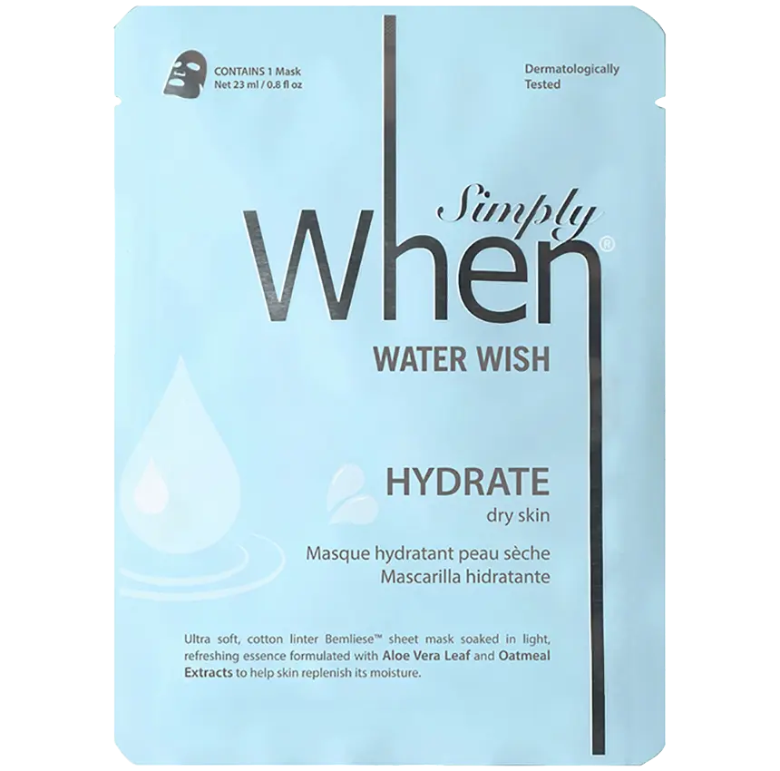 When Simply Корейская увлажняющая маска для лица, 23 мл
When Simply Корейская увлажняющая маска для лица, 23 мл