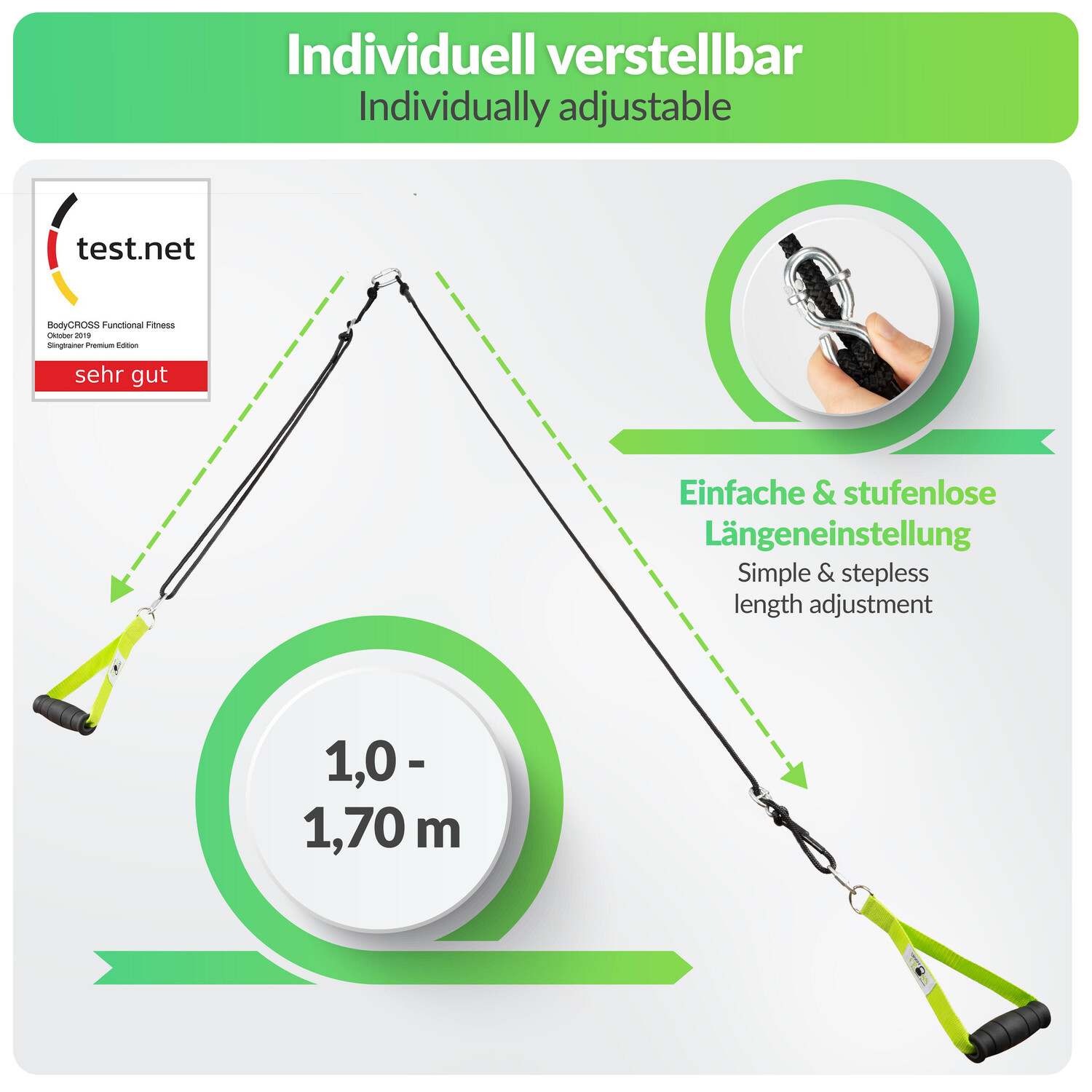 Веревки BodyCROSS для тренажеров по стропам BODY CROSS DE, черный
Веревки BodyCROSS для тренажеров по стропам BODY CROSS DE, черный