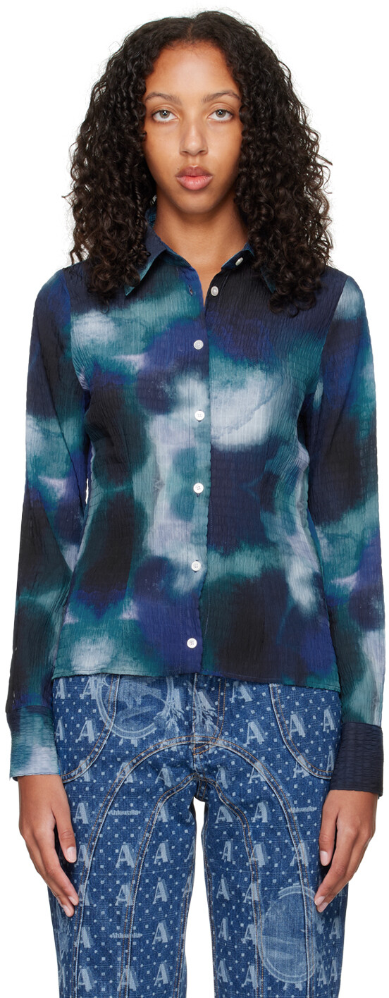 Синяя рубашка коро Ahluwalia
Синяя рубашка коро Ahluwalia