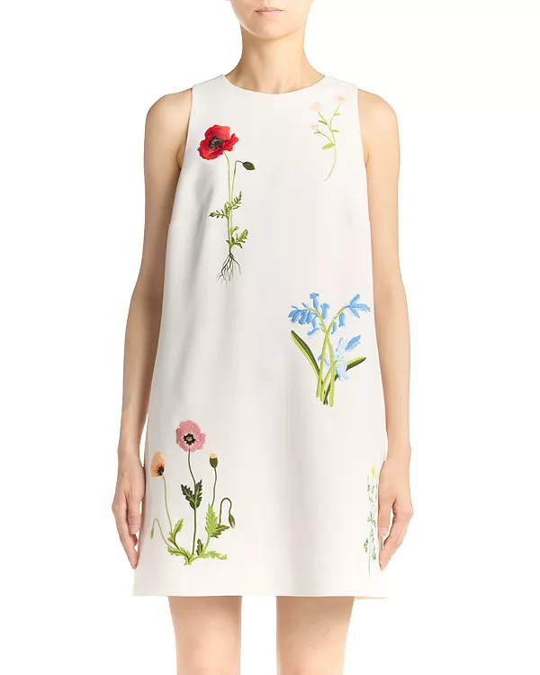 Вышитое мини-платье Stella Mccartney, белый
Вышитое мини-платье Stella Mccartney, белый