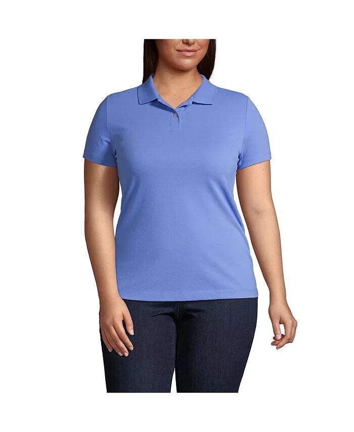 Школьная форма больших размеров, базовая сетчатая рубашка-поло с короткими рукавами Lands' End, синий
Школьная форма больших размеров, базовая сетчатая рубашка-поло с короткими рукавами Lands' End, синий