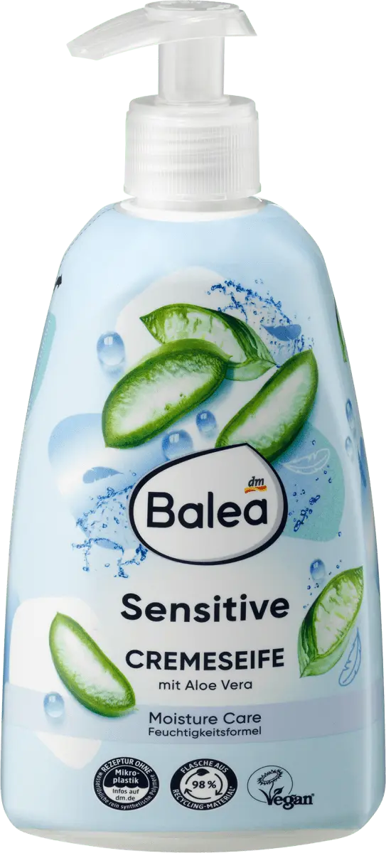 Крем-мыло для чувствительной кожи 500 мл. Balea
Крем-мыло для чувствительной кожи 500 мл. Balea