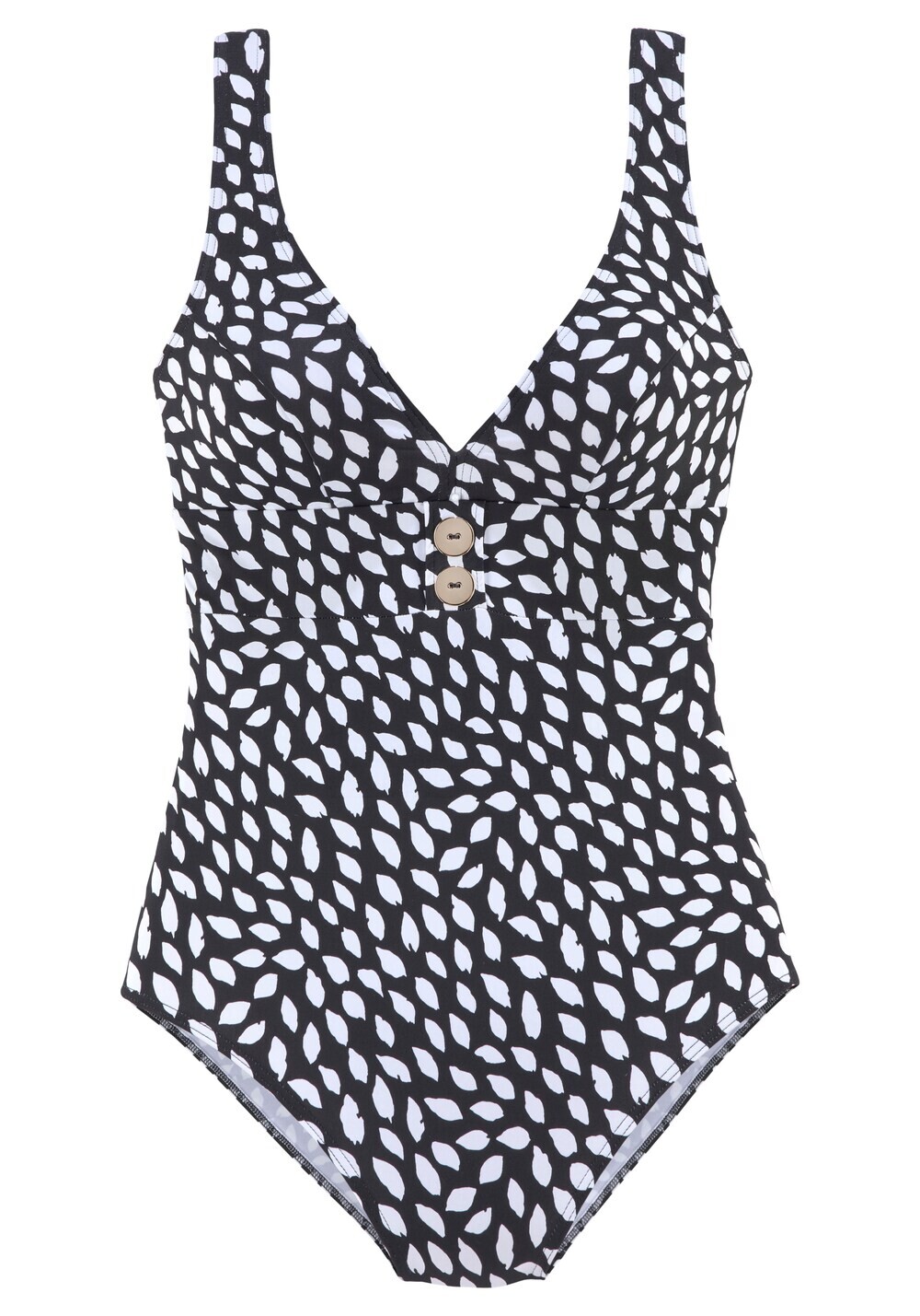 Купальник без косточек Vivance, черно-белый 
Купальник без косточек Vivance, черно-белый