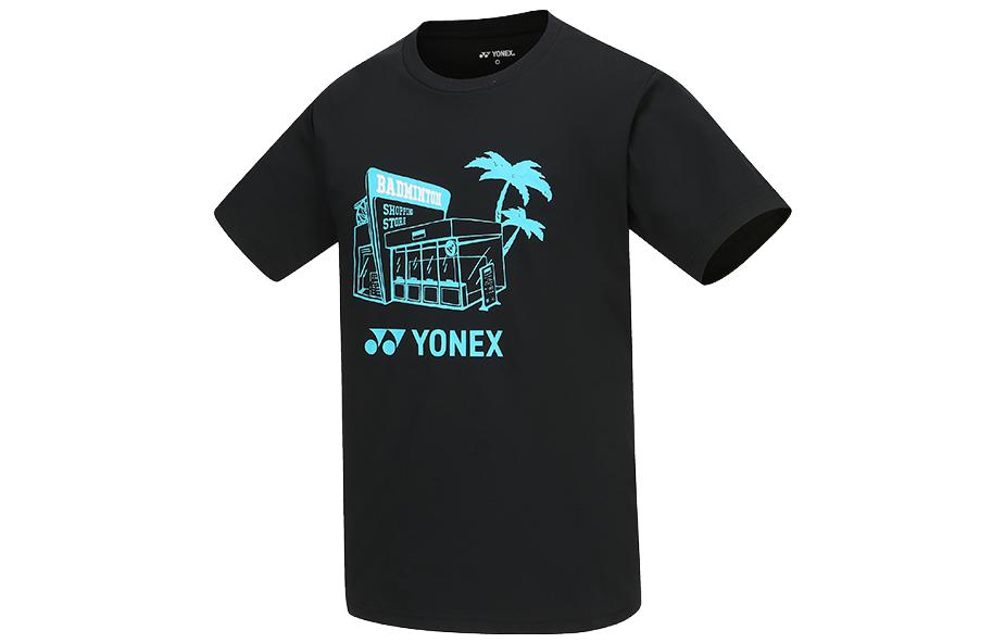 Футболка мужская с круглым вырезом, умеренный прямой крой YONEX, черный
Футболка мужская с круглым вырезом, умеренный прямой крой YONEX, черный