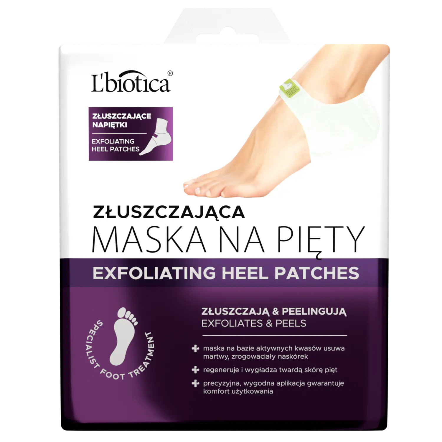 L'biotica отшелушивающая маска для пяток, 1 пара
L'biotica отшелушивающая маска для пяток, 1 пара