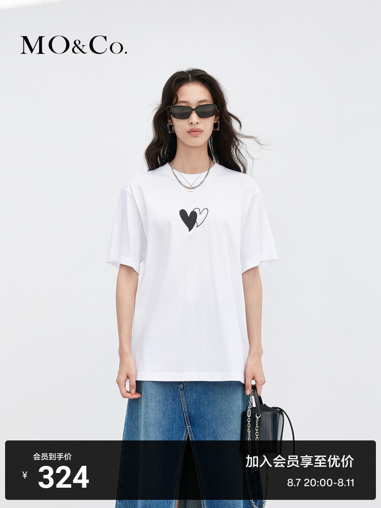 Футболка Moco Love с круглым вырезом и принтом, черный / белый / серый
Футболка Moco Love с круглым вырезом и принтом, черный / белый / серый