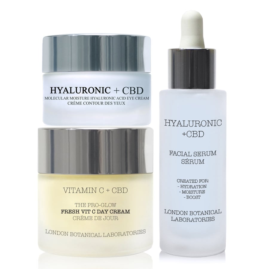 Дневной крем с витамином C + CBD / Pro-Glow Fresh Vit C 50 мл + Крем для кожи вокруг глаз Molecular Moisture Surge с гиалуроновой кислотой и CBD 20 мл + Сыворотка Moisture Surge с гиалуроновой кислотой и CBD 30 мл London Botanical Laboratories
Дневной крем с витамином C + CBD / Pro-Glow Fresh Vit C 50 мл + Крем для кожи вокруг глаз Molecular Moisture Surge с гиалуроновой кислотой и CBD 20 мл + Сыворотка Moisture Surge с гиалуроновой кислотой и CBD 30 мл London Botanical Laboratories