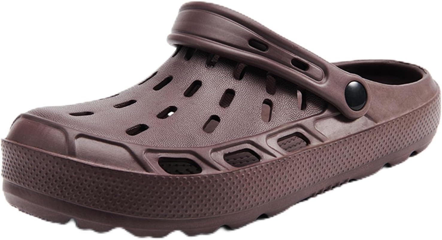 Мужские садовые сабо ihinzry, классические мюли, слипоны, водонепроницаемые обувь для мужчин, летние пляжные и бассейные сандалии для улицы, коричневый
Мужские садовые сабо ihinzry, классические мюли, слипоны, водонепроницаемые обувь для мужчин, летние пляжные и бассейные сандалии для улицы, коричневый