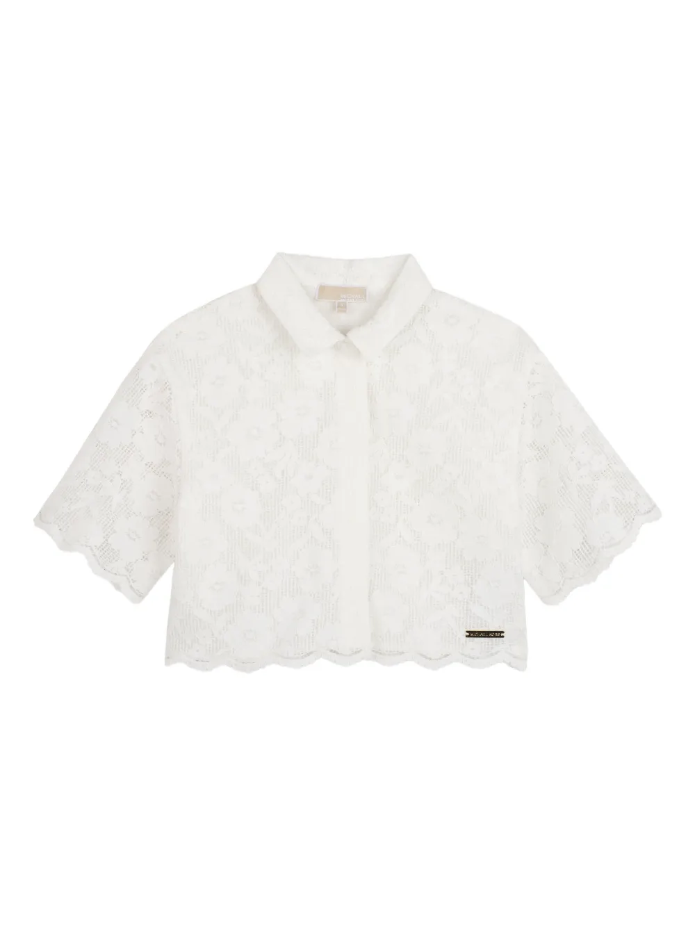 Рубашка с цветочным узором Michael Kors Kids, белый
Рубашка с цветочным узором Michael Kors Kids, белый
