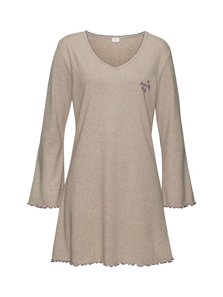 Ночная рубашка sOliver, цвет nougat meliert
Ночная рубашка sOliver, цвет nougat meliert