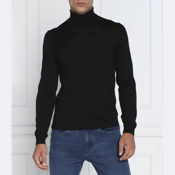 Шерстяная водолазка приталенного кроя Musso-p Boss, черный
Шерстяная водолазка приталенного кроя Musso-p Boss, черный