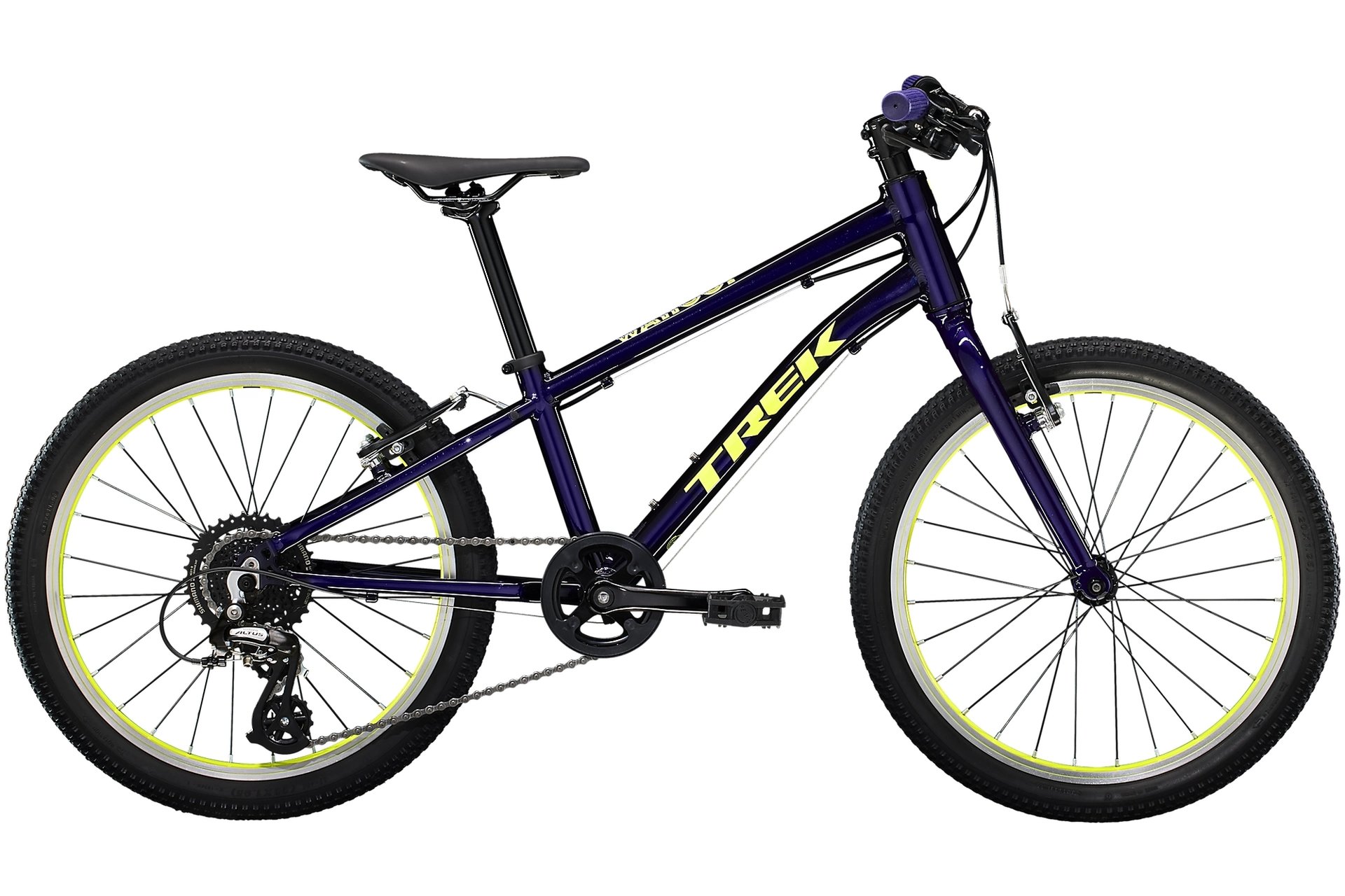 Горный велосипед Trek Wahoo 20 - 20 дюймов - Diamant - 2023, цвет Lila|Purple Abyss
Горный велосипед Trek Wahoo 20 - 20 дюймов - Diamant - 2023, цвет Lila|Purple Abyss