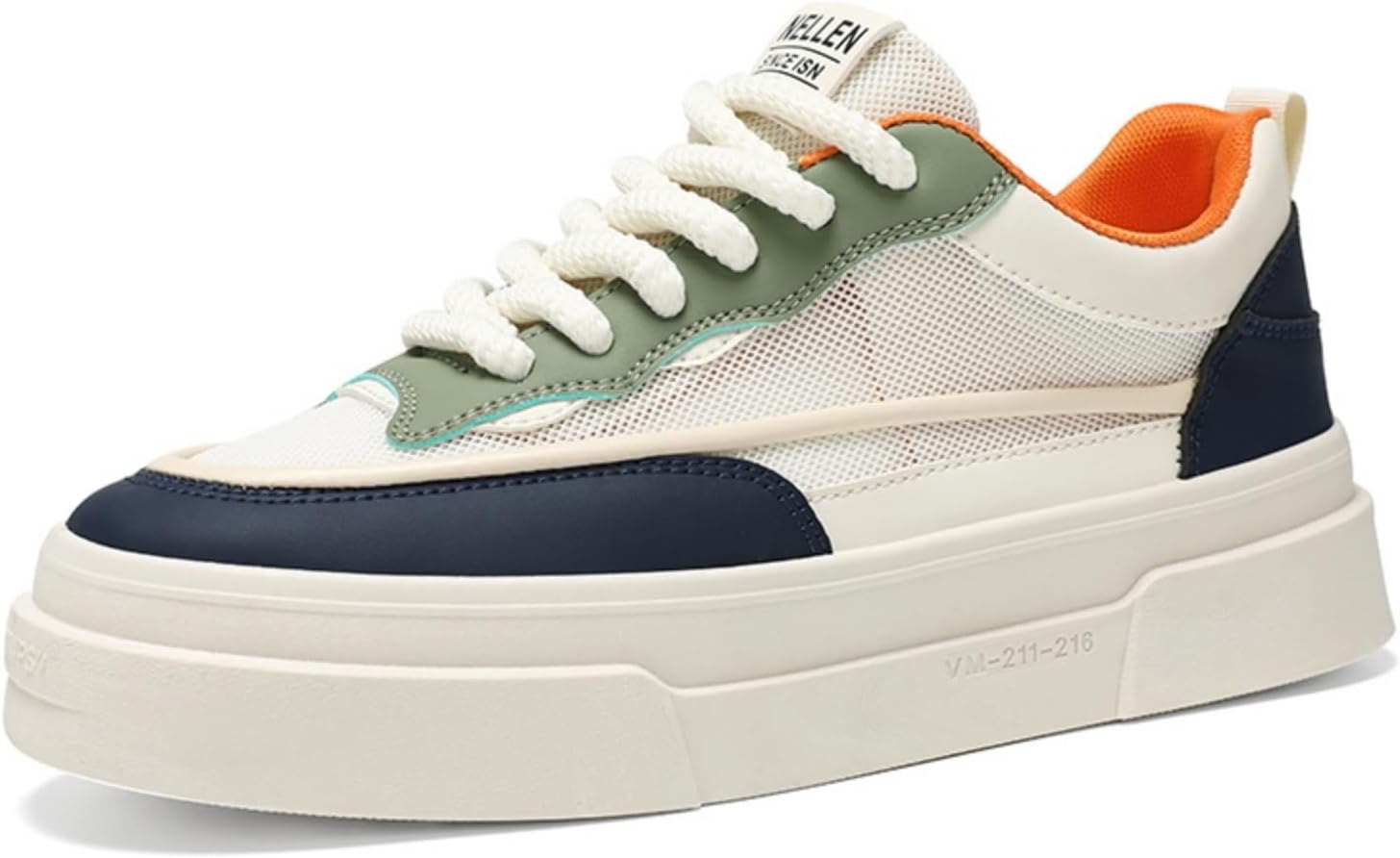 Мужские стильные кроссовки на платформе с цветными блоками, ретро повседневные шнурованные туфли с контрастной подкладкой, идеально подходят для повседневной носки и уличного стиля Aokisx, зеленый
Мужские стильные кроссовки на платформе с цветными блоками, ретро повседневные шнурованные туфли с контрастной подкладкой, идеально подходят для повседневной носки и уличного стиля Aokisx, зеленый