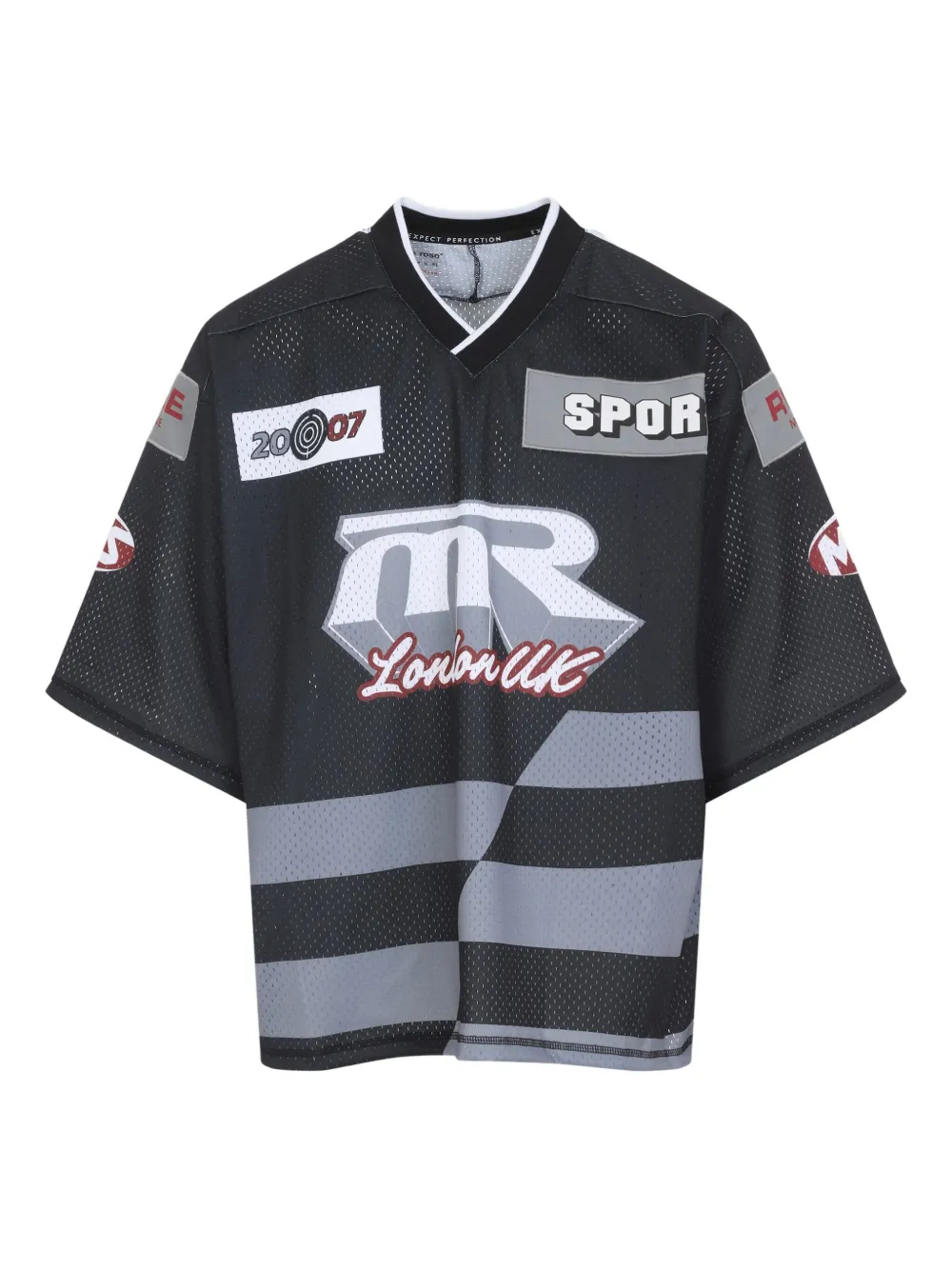 Футболка с V-образным вырезом Martine Rose, черный
Футболка с V-образным вырезом Martine Rose, черный