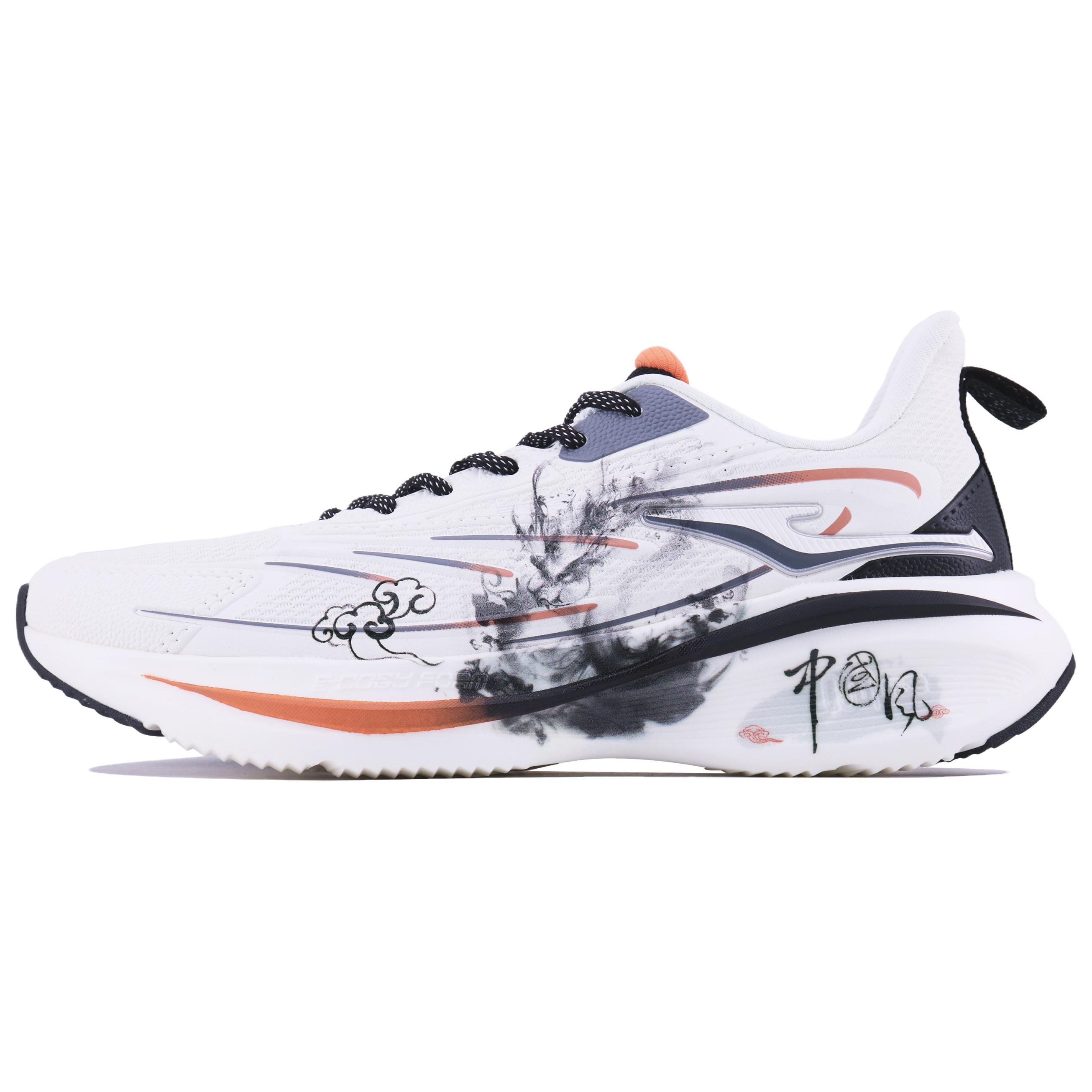 Erke Кроссовки для бега на короткие дистанции с низкой посадкой, амортизирующие, противоскользящие и износостойкие, белые, мужские 
Erke Кроссовки для бега на короткие дистанции с низкой посадкой, амортизирующие, противоскользящие и износостойкие, белые, мужские