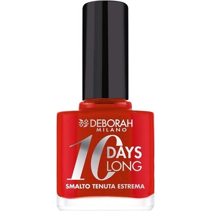 Эмаль для ногтей Milano 10 Days Long 39 Geranium Red, Deborah
Эмаль для ногтей Milano 10 Days Long 39 Geranium Red, Deborah