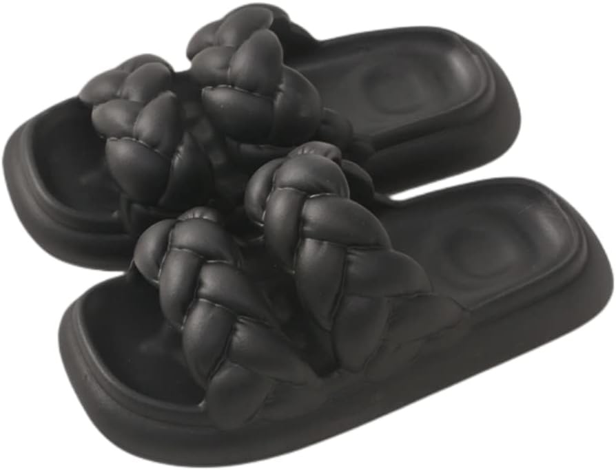 ELLEES Унисекс взрослые милые тапочки-облака для женщин и мужчин, нескользящие сандалии для ванной и душа, с мягкой толстой подошвой, для дома и улицы, черный
ELLEES Унисекс взрослые милые тапочки-облака для женщин и мужчин, нескользящие сандалии для ванной и душа, с мягкой толстой подошвой, для дома и улицы, черный