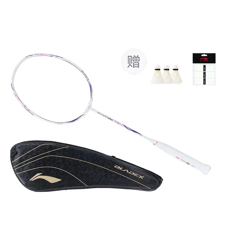 LINING Blade Shadow 600 full carbon бадминтонная ракетка атакующего типа с утяжеленной головкой, жестким стержнем professional 675mm white
LINING Blade Shadow 600 full carbon бадминтонная ракетка атакующего типа с утяжеленной головкой, жестким стержнем professional 675mm white