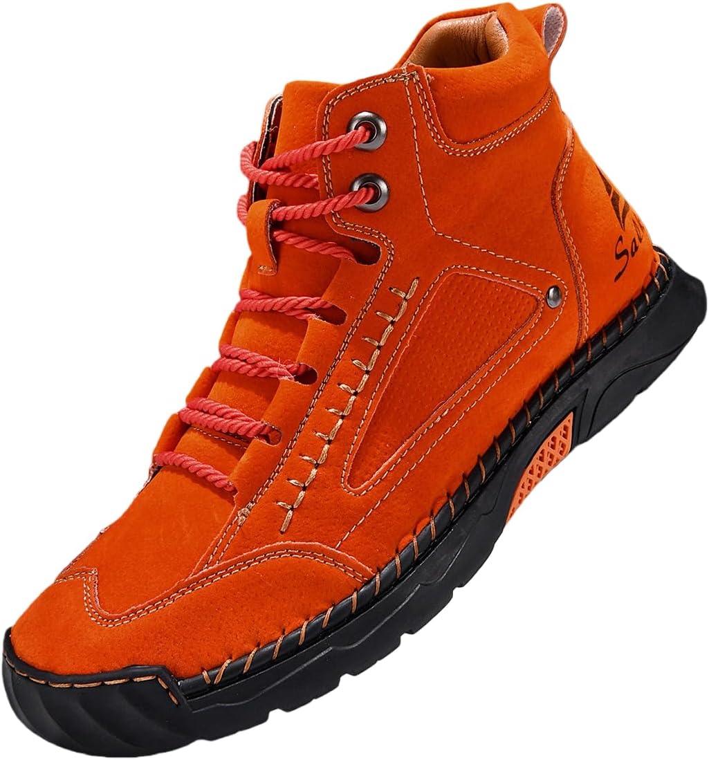 Мужские повседневные походные ботинки, дышащие, противоскользящие, теплые, средней высоты, ботинки до щиколотки для пеших прогулок, путешествий, отдыха, альпинизма и бездорожья Generic, оранжевый
Мужские повседневные походные ботинки, дышащие, противоскользящие, теплые, средней высоты, ботинки до щиколотки для пеших прогулок, путешествий, отдыха, альпинизма и бездорожья Generic, оранжевый