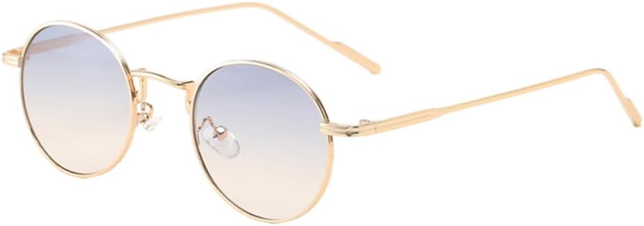 Металлическая оправа, круглые солнцезащитные очки для мужчин, ретро-стиль, маленькие мужские солнцезащитные очки для женщин, защита от ультрафиолета UV400, коричневый, желтый градиент TYUVIVO, Blue Yellow Lens
Металлическая оправа, круглые солнцезащитные очки для мужчин, ретро-стиль, маленькие мужские солнцезащитные очки для женщин, защита от ультрафиолета UV400, коричневый, желтый градиент TYUVIVO, Blue Yellow Lens