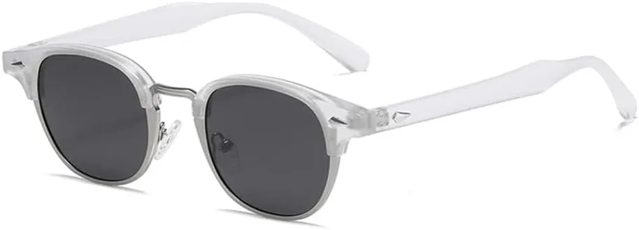 Овальные металлические солнцезащитные очки с заклепками, защита от УФ-излучения UV400, для активного отдыха, путешествий и велоспорта UYPTK, Transparent Grey
Овальные металлические солнцезащитные очки с заклепками, защита от УФ-излучения UV400, для активного отдыха, путешествий и велоспорта UYPTK, Transparent Grey