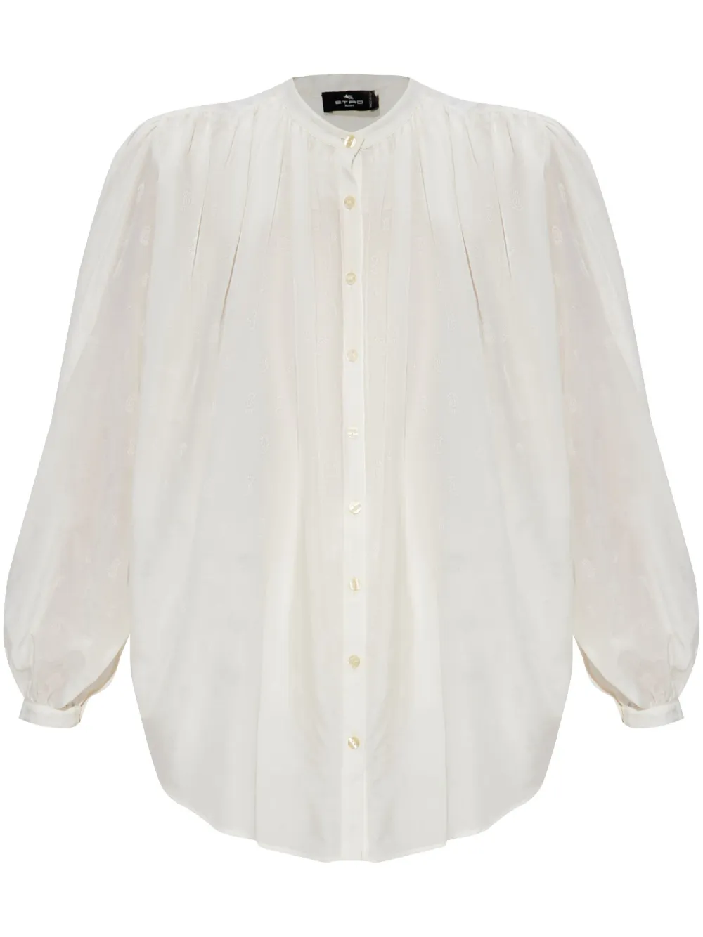 Хлопковая блузка ETRO, белый 
Хлопковая блузка ETRO, белый