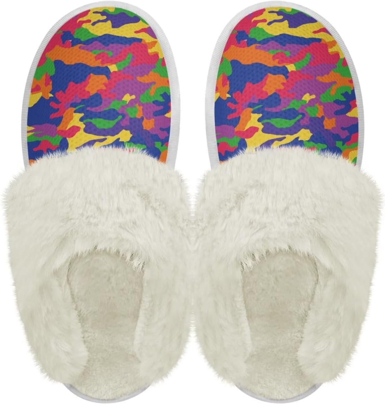 Тапочки Chaqlin Fuzzy с пушистым краем для дома, унисекс, уютные, мягкие с эффектом памяти, зимние, теплые, с противоскользящей толстой подошвой, для дома и улицы, Colorful Camo
Тапочки Chaqlin Fuzzy с пушистым краем для дома, унисекс, уютные, мягкие с эффектом памяти, зимние, теплые, с противоскользящей толстой подошвой, для дома и улицы, Colorful Camo