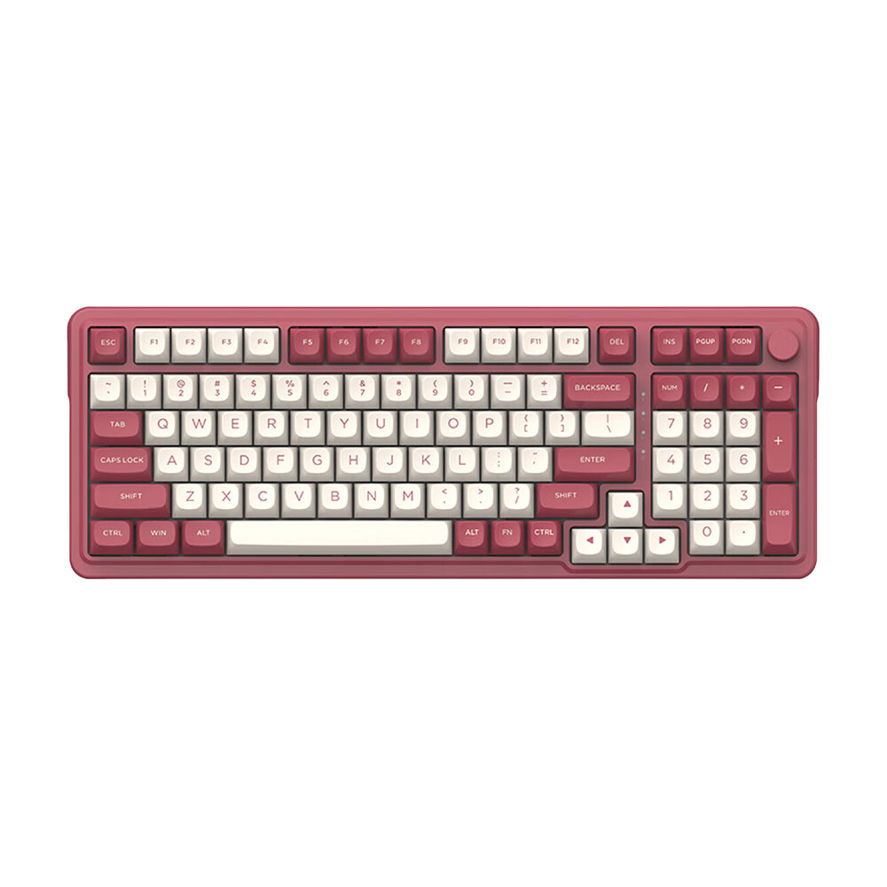 Игровая клавиатура Redragon KS99, белый/красный, английская раскладка 
Игровая клавиатура Redragon KS99, белый/красный, английская раскладка