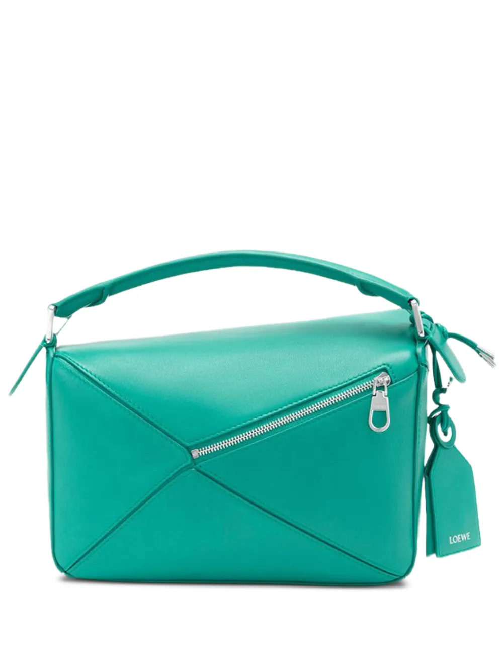 Мягкая кожаная сумка-тоут с геометрическим узором Puzzle LOEWE, синий
Мягкая кожаная сумка-тоут с геометрическим узором Puzzle LOEWE, синий