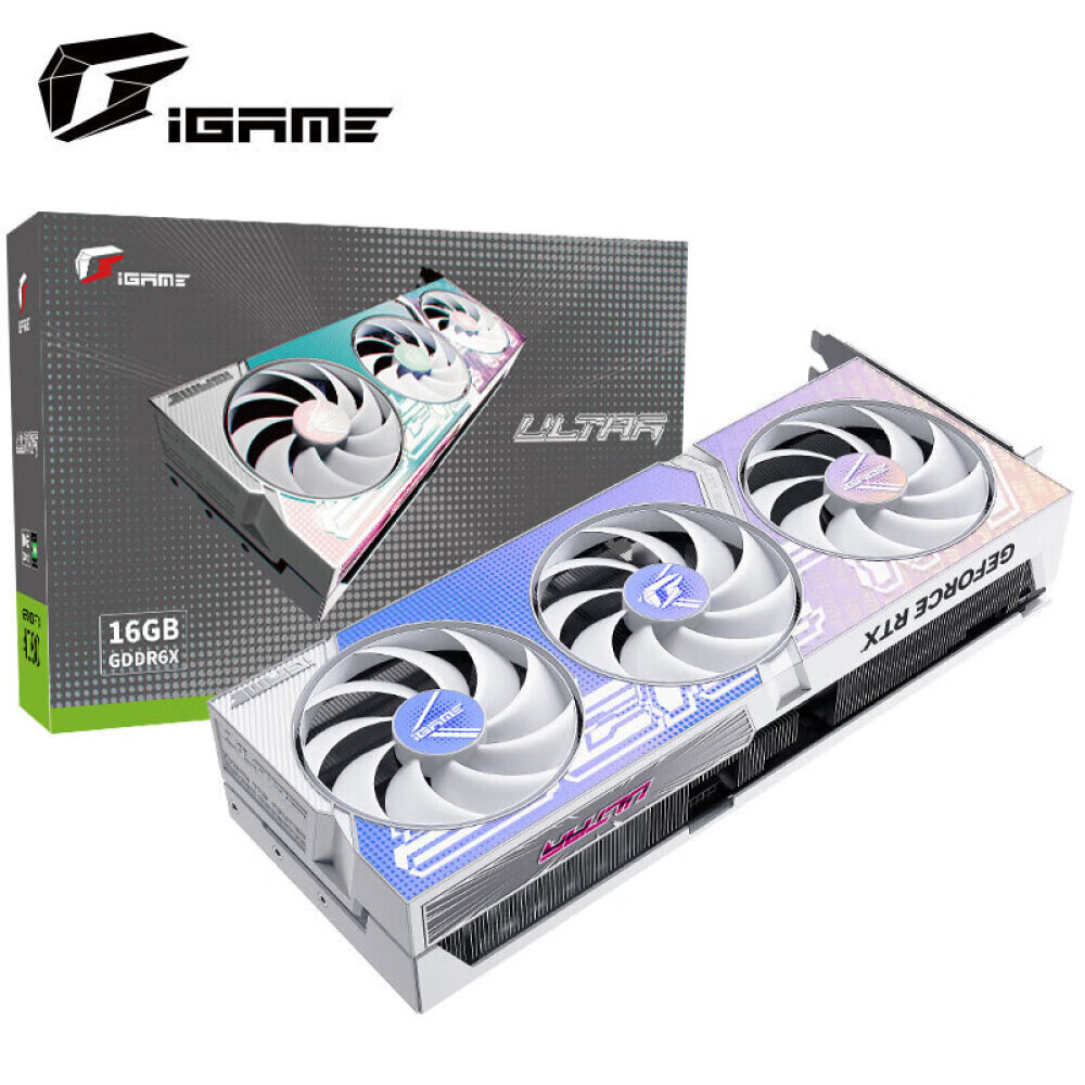 Видеокарта Colorful iGame GeForce RTX 4080 Ultra W OC DLSS 3 GDDR6X
Видеокарта Colorful iGame GeForce RTX 4080 Ultra W OC DLSS 3 GDDR6X