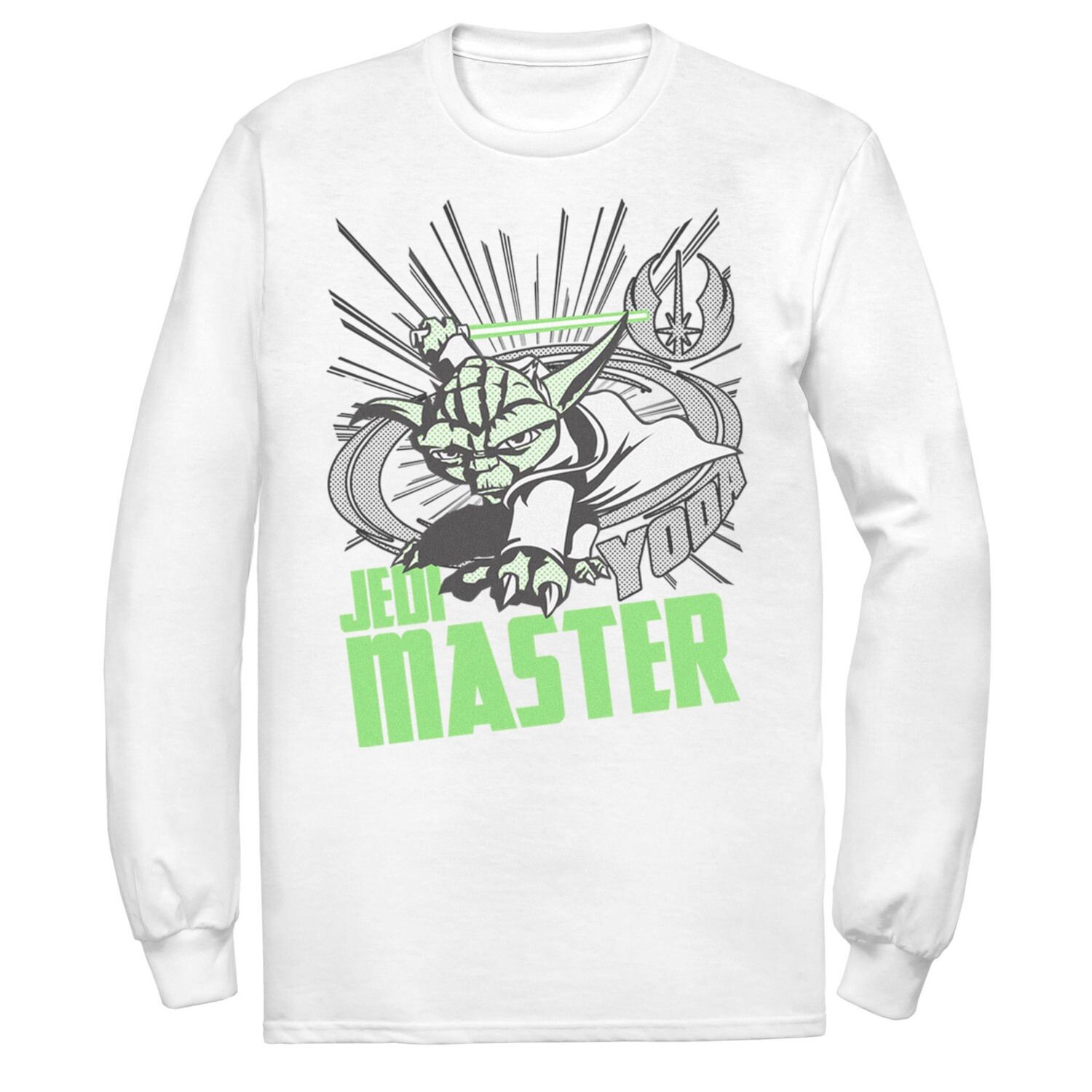 Мужская футболка «Звездные войны: Войны клонов» Йода-джедай-мастер в позе действия Licensed Character
Мужская футболка «Звездные войны: Войны клонов» Йода-джедай-мастер в позе действия Licensed Character