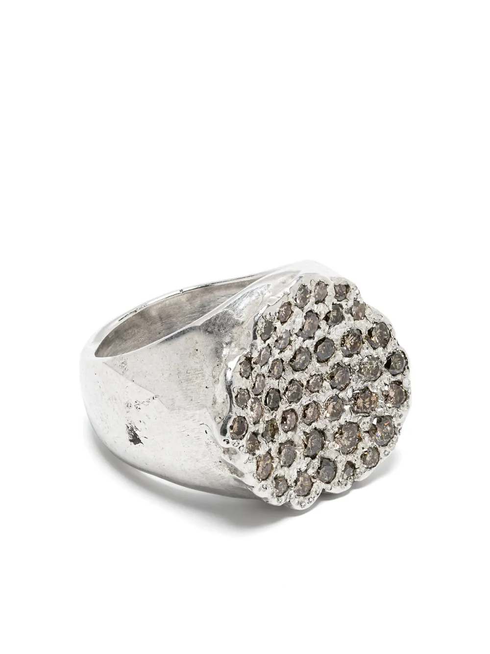 Кольцо-печатка с бриллиантами Rosa Maria, серебяный
Кольцо-печатка с бриллиантами Rosa Maria, серебяный