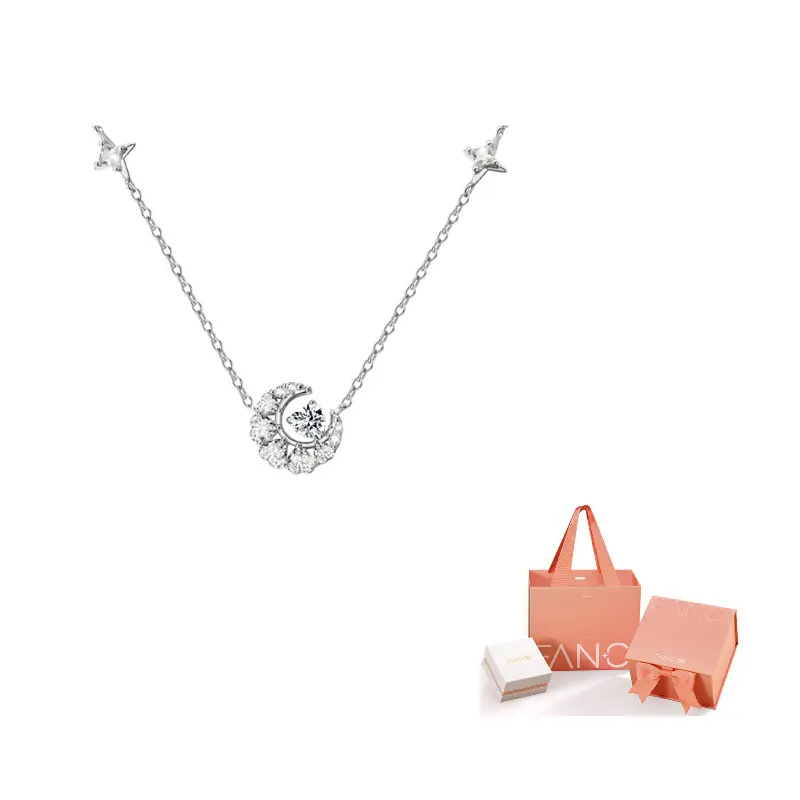 FANCI Серебряное колье с лунной серией Dreamy Heart S925
FANCI Серебряное колье с лунной серией Dreamy Heart S925