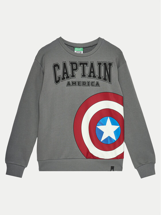 Толстовка обычного кроя United Colors Of Benetton, серый
Толстовка обычного кроя United Colors Of Benetton, серый