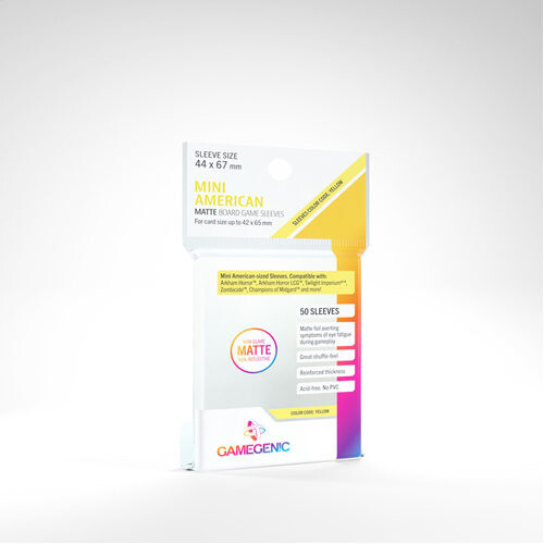 Чехол для карточек Gamegenic Matte Mini American- Sized Boardgame Sleeves 44 X 67 Mm (50 Ct.) Gamegenic
Чехол для карточек Gamegenic Matte Mini American- Sized Boardgame Sleeves 44 X 67 Mm (50 Ct.) Gamegenic