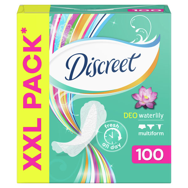 Гигиенические прокладки, 100 шт./1 упаковка. Discreet Waterlily multiform
Гигиенические прокладки, 100 шт./1 упаковка. Discreet Waterlily multiform