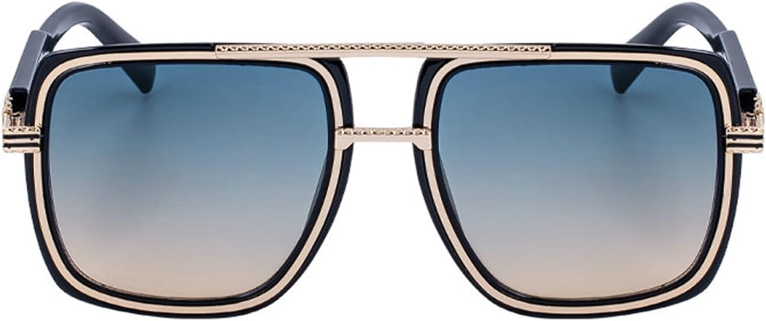 Мужские солнцезащитные очки-пилот в стиле ретро, увеличенного размера, с градиентным переходом цвета, защита от УФ-излучения UV400, женские квадратные солнцезащитные очки helena, C5
Мужские солнцезащитные очки-пилот в стиле ретро, увеличенного размера, с градиентным переходом цвета, защита от УФ-излучения UV400, женские квадратные солнцезащитные очки helena, C5